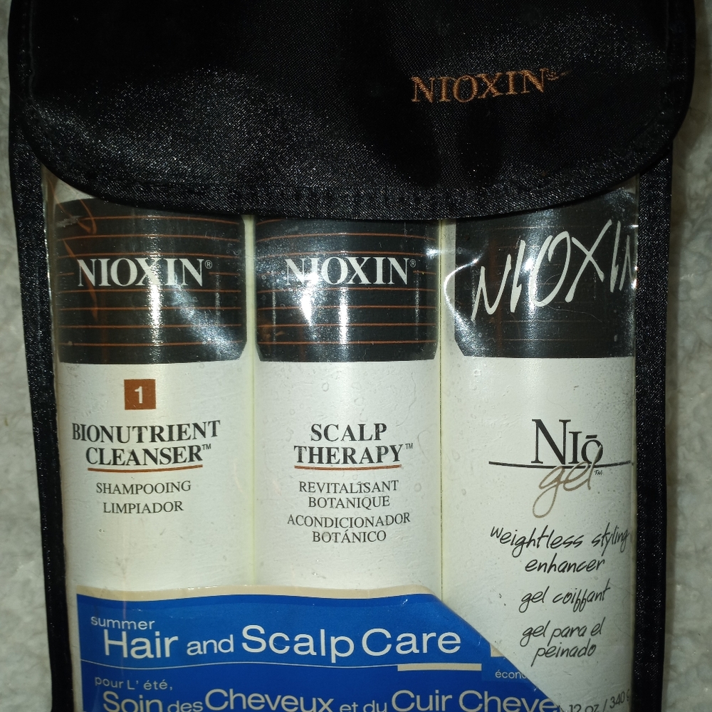 Nioxin hair-thinning products.